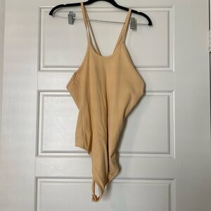 Abercrombie one shoulder ribbed bodysuit